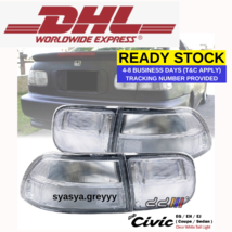 HONDA CIVIC Tail Light Lamp Clear For 2Dr 4Dr Coupe Sedan EG9 EJ 1992-19... - £147.74 GBP