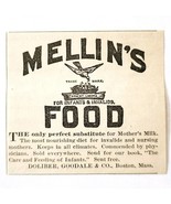 Mellin&#39;s Food Infant Invalid 1885 Advertisement Victorian Baby Food ADBN... - $375.29 MXN
