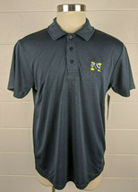 New Mens 47 Brand Michigan Wolverines Embroidered Polo Shirt Blue Large - £10.35 GBP