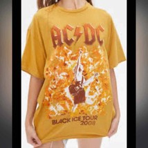 Goodie Two Sleeves ACDC Black Ice Tour 2008 Graphic Tee - £21.90 GBP