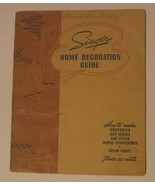 Singer Sewing Machine Company Vintage Home Decoration Guide 1940 - $9.49