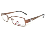 Hello Kitty Kids Eyeglasses Frames HK 216-2 Brown Rectangular Full Rim 4... - $51.28