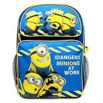 Despicable Me Large 16 Inches Backpack Blue #DL28908 - £14.93 GBP