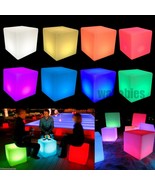 Cocktail Tables Chair Color Changing Led Clubbing Lighting Stool Night S... - £136.21 GBP