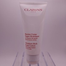 Clarins Moisture Rich Body Lotion With Shea Butter for Dry Skin 6.5oz Se... - $25.73