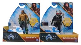 DC Aquaman and The Lost Kingdom Set of Aquaman and Black Manta New - £8.99 GBP