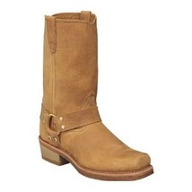 Dingo Men&#39;s Harness Boots Size 8EE Wide Tan - £71.32 GBP