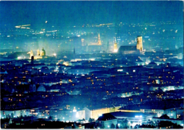 Postcard Germany Night Scenic View Munich  Unposted  6 x 4&quot; - £4.68 GBP