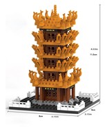322 pcs Building Blocks Yellow Crane Tower Educational Toy - $17.96 CAD