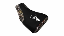 Fits Honda Rancher TRX 420 Seat Cover 2015 To 2017 Camo &amp; Black Seat Cover - £29.49 GBP