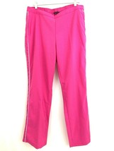 Champion Womens Large Active Athletic Wind Training Track Pants Fuchsia Pink NEW - £17.91 GBP