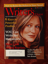 WRITERS DIGEST Magazine March 2002 Andes Hruby Steven James C. Michael Curtis - £11.51 GBP