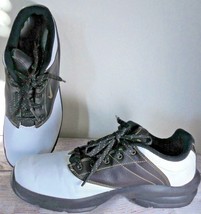 Women’s Nike Sport Golf Shoes Black White Oxfords Size 6Y UK 5.5 EUR 38.5 - £8.78 GBP