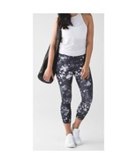 Lululemon Wunder Under Crop Hi-Rise Dusk Tie Dye Leggings Size 6 - $116.25 CAD