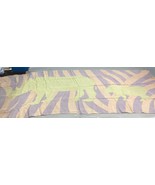BVLGARI Silk Scarf - Adult And Baby Rhino - 100% Silk - 55x26” - $48.61 CAD