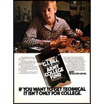 1986 US Army Recruiting GI Bil Vintage Print Ad Electronics Vocational Wall Art - $10.97