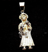 Santa Muerte - Holy Death Pendant .925 Sterling Silver - £55.94 GBP