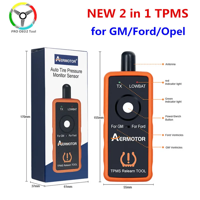 2 in 1 TPMS Tire Pressure Monitor Sensor Scanner El 50448 EL-50449 Tpms Activati - $102.76