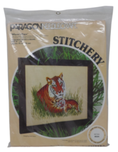 Paragon Crewel Needlecraft Kit Where’s Papa Tiger and Cub Embroidery Kit... - $19.59