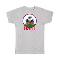 Coat of Arms Haiti : Gift T-Shirt Haitian Pride Independence National Symbol Fla - £14.38 GBP