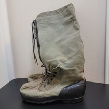 VTG US Military Green Canvas Mukluk Extreme Cold Weather Arctic Boots N-... - $55.88