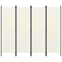 4-Panel Room Divider White 78.7&quot;x70.9&quot; - $114.60 CAD