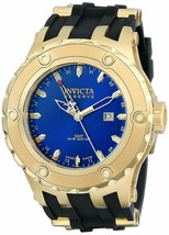 Invicta 6185 Reserve GMT 18k Gold-Plated Stainless Steel Watch-Needs Battery - £236.95 GBP