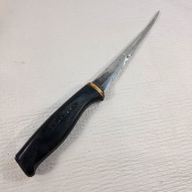 Vintage Fiskars Finald Normark Filet Knife Nor Mark stainless steel blac... - $22.00
