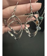 Silver Double Looped Earrings - €8,76 EUR