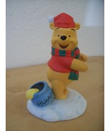 Disney Winnie the Pooh Christmas Ceramic Figurine  - $34.28 CAD