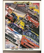 1999 Coca Cola 600 program Jeff Burton Nascar Lowe&#39;s - $461.83 MXN