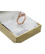 Women Rings Charter Club Cubic Zirconia Rose Gold Plated Ring Size 5 - $12.86