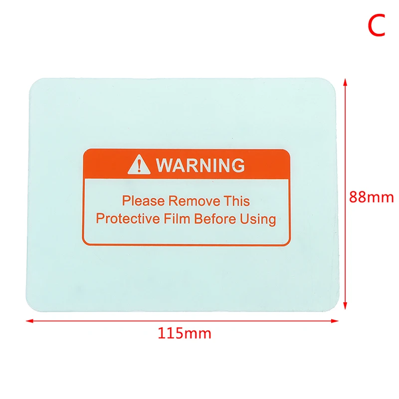 5Pcs Welding Helmet Lens Cover Transparent Protective Plate Round Corner... - $1,941.16 MXN