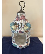 Vintage Chinese Bird Cage House Porcelain Pottery Decorative Floral 16” ... - $2,744.97 MXN