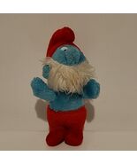 VTG Retro 1980s Mini Papa Smurf Plush Toy Ganzbros - $12.05