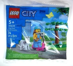 Lego City Dog Park &amp; Scooter polypack 30639 24 pcs NEW - £6.66 GBP