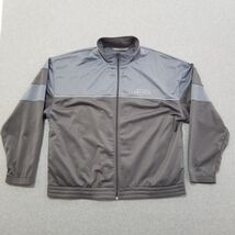 Perry Ellis Track Jacket Mens XL Gray Full Zip Pockets America Activewear - €27,53 EUR