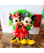 HALLMARK DISNEY MICKEY MOUSE AND MINNE MERRY MAKERS CHRISTMAS ORNAMENT 2... - £10.96 GBP