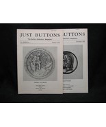 Just Buttons Collector's Magazine October and December 1974 - $5.99
