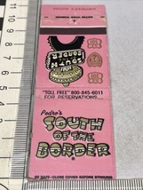 Vintage Matchbook Cover  Pedro’s South Of The Border South Carolina gmg Unstruck - £11.27 GBP