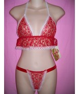 Dreamgirl Lingerie Halter Bra Skirt &amp; G-String: Medium/Large - $39.72 CAD