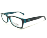 Coach Eyeglasses Frames HC 6040 Brooklyn 5116 Dark Tortoise Teal Blue 52... - $65.23