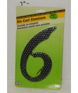 HY-KO 4.5&quot; Die Cast Number 6 Six with Mounting Screws - $131.52 MXN