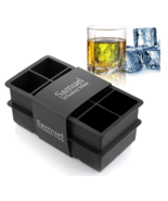 Samuelworld Ice Cube Tray Large Size Silicone Flexible 8 Cavity Ice Maker - $19.95
