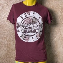 Guns &amp; Roses T-Shirt Size Small Maroon - £8.83 GBP
