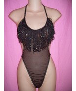 Tease Bodywear Lingerie Sexy Mesh Fringed Bodysuit : One Size - $43.39 CAD