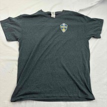Gildan Unisex T-Shirt Charcoal Gray SEC Tournament Logo Large - $17.82