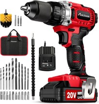 Avid Power Brushless Drill Set, 20V Cordless Drill Driver Kit With 2.0Ah Battery - £57.41 GBP