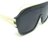 Flat Top Oversized Square One Piece Shield Lens Aviator Sunglasses (Blac... - £9.33 GBP