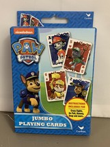 Paw Patrol Jumbo Playing Cards Nickelodeon Crazy Eights Go Fish Rummy Sn... - £9.08 GBP